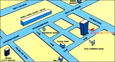 Bangkok City Inn - Map