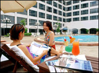 Bangkok Palace Hotel - Pool Bar