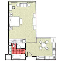 Centre Point Silom, Bangkok - Studio (Type B)