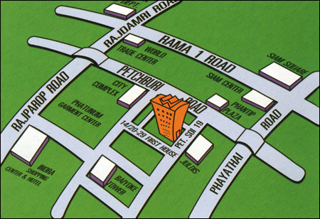 First House Bangkok - Location Map