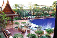 Menam Riverside Hotel Bangkok - Sala Thai Pool & Garden Bar