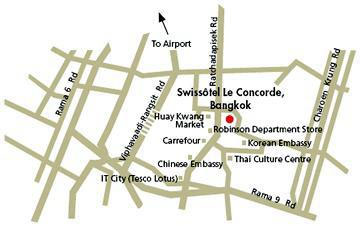 Swissotel Le Concorde Hotel Bangkok - Map