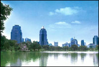 Lumpini Park is at your door step.