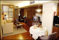 Carnation Suite (one-bedroom), Living Area