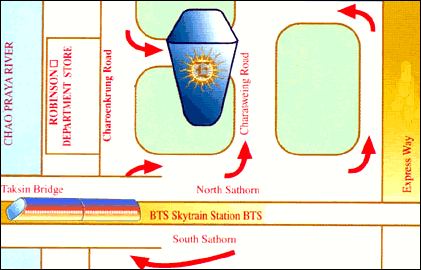 The Elegance Suite Bangkok - Map
