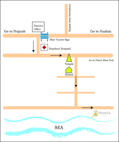 Aleenta Resort and Spa - Map
