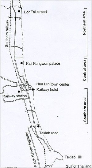 Baan Bayan an Exclusive Beach Hotel, Hua Hin - Location Map