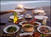 Baan Talay Dao Resort - Dining on the Beach