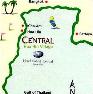 Central Hua Hin Village - Map