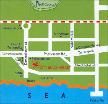 City Beach Resort - Map