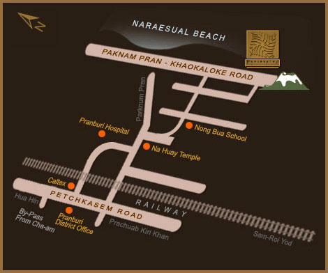Map - Purimuntra Resort & Spa Pranburi