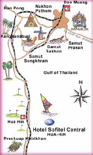 Sofitel Centara Grand Resort & Villas - Map