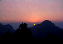 Magnificent views over the hills in Angkhang