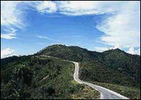 Magnificent views over the hills in Angkhang