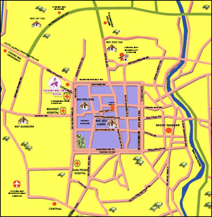 Chiang Mai Orchid Hotel - Map