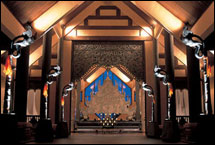 Lobby At Dusk - Anantara Resort & Spa Golden Triangle, Chiang Rai