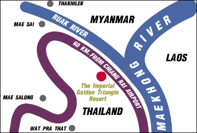 Map - The Imperial Golden Triangle, Chiang Rai