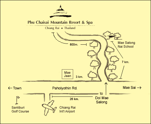 Map - Phu Chaisai Mountain Resort & Spa