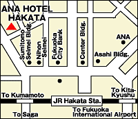 ANA Hotel Hakata - Map