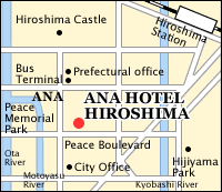 ANA Hotel Hiroshima - Map