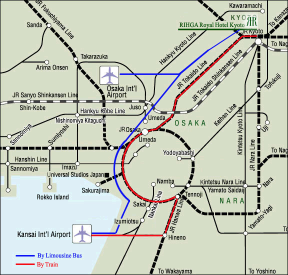 Rihga Royal Kyoto Hotel , Kyoto - Map