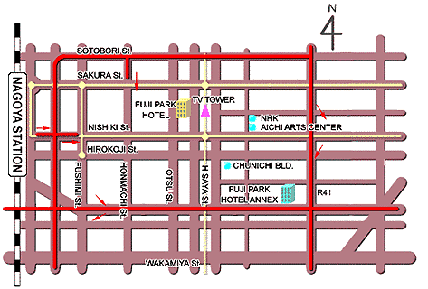 Cent Main Nagoya - Map