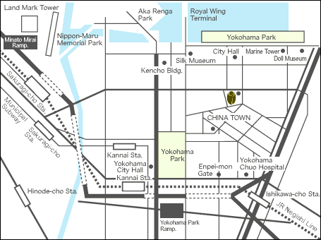 Rose Hotel Yokohama - Map