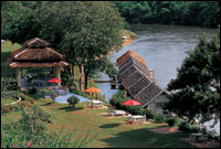 River Kwai Cabin, Kanchanaburi - View