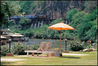 River Kwai Cabin, Kanchanaburi - View