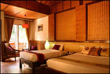 Thai Raft Room - River Kwai Village Hotel, Kanchanaburi