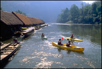 The River Kwai Jungle Rafts, Kanchanaburi - Canoeing