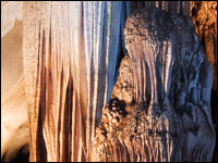 Walking to explore the magnificent Lawa Cave