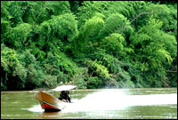 The River Kwai Resotel, Kanchanaburi - Long Tail Boat