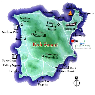 The Fair House Beach Resort & Hotel - Map