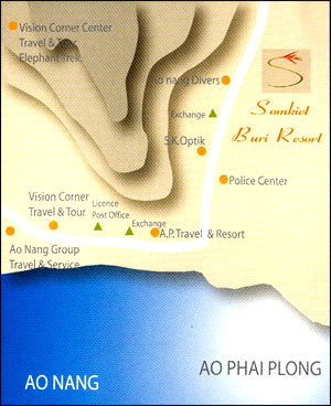 Somkiet Buri Resort - Map