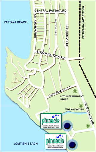 Pinnacle Golden Beach Resort - Map