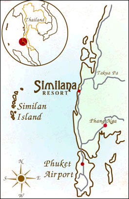 Similana Resort - Map