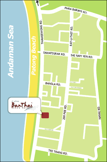 Banthai Beach Resort & Spa Phuket - Map