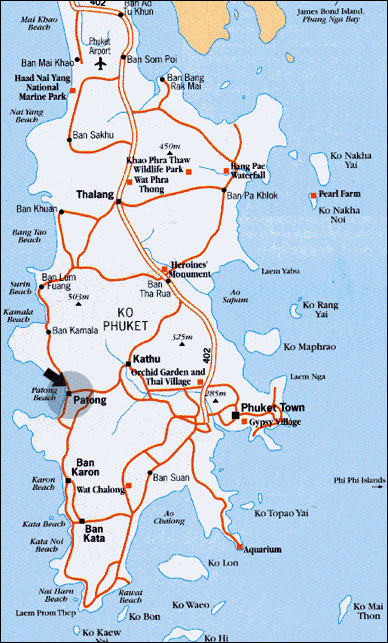 Map - Club Andaman Beach Resort