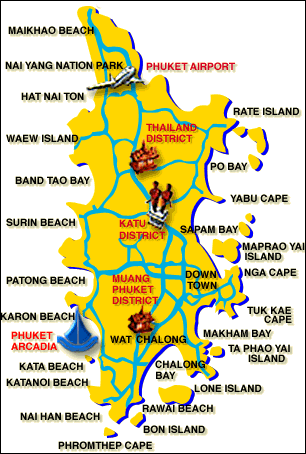 Hilton Phuket Arcadia Resort & Spa - Map