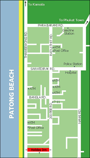 Holiday Inn Resort Phuket - Patong Beach Map