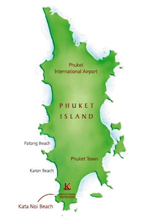 Katathani Phuket Beach Resort Map