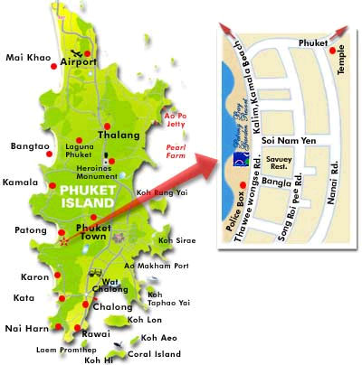 Patong Bay Garden Resort - Map