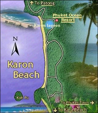 Best Western Phuket Ocean Resort - Map