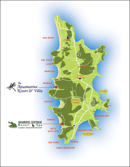 The Aquamarine Resort & Villa Map, Chiang Mai Thailand