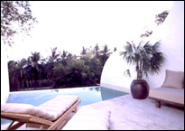 The Evason Phuket Resort & Spa -  Duplex Pool Suite bedroom Sunlounge