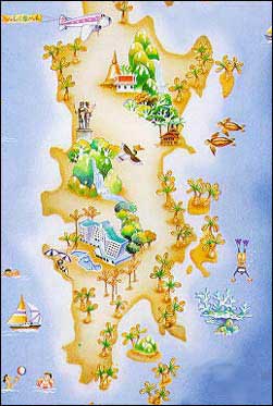 The Karon Villa Phuket Beach Resort & Spa - Map