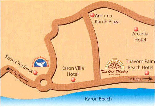 The Old Phuket - Map