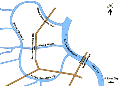 Rice Barge River Cruise Root Map