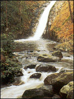 The cool Charesorn waterfall